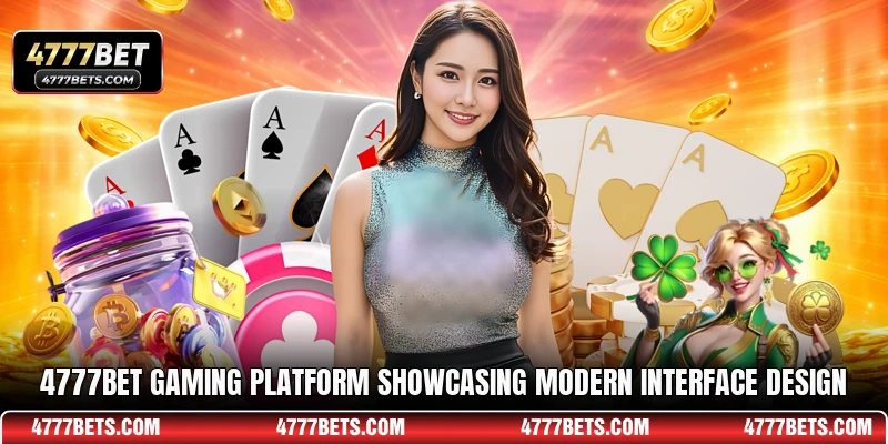 4777BET gaming platform showcasing modern interface design