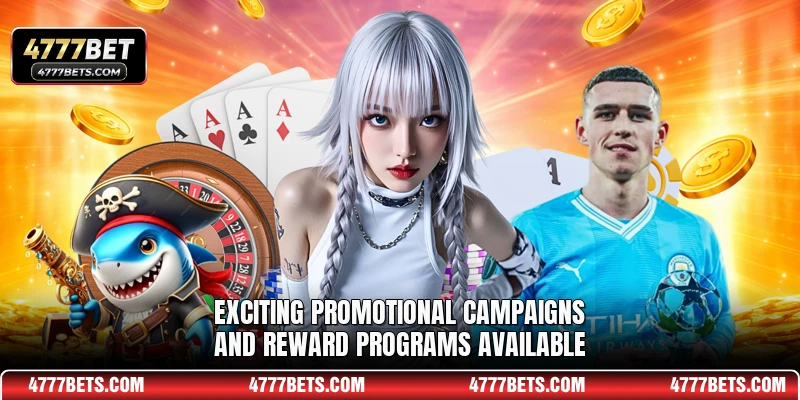 Exciting promotional campaigns and reward programs available