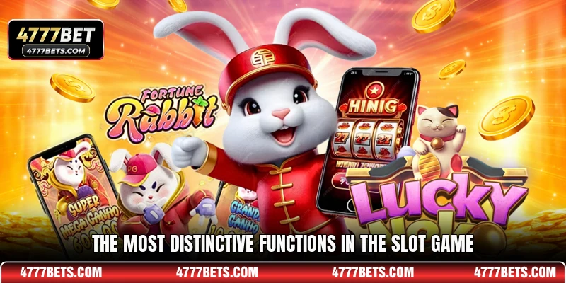 The most distinctive functions in the slot game