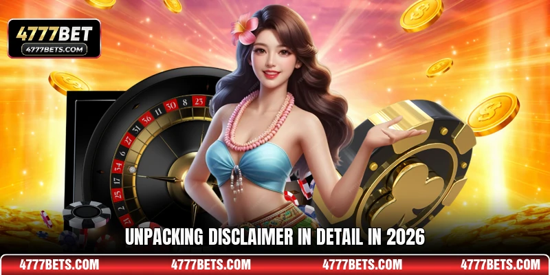 Unpacking Disclaimer in detail in 2026